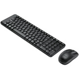 Kit Teclado E Mouse Sem Fio Mk220 Preto Logitech