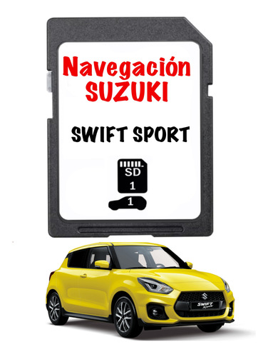 Tarjeta De Navegacion Suzuki Swift Sport Sd Mapas