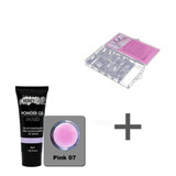 Kit Polygel Gel Alongamento + Molde F1 Acrilica Transparente