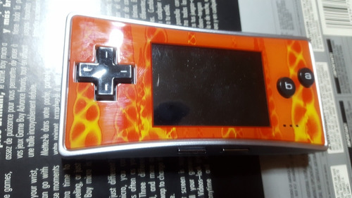 Gameboy Micro Sin Uso Con Cargador 120v Más Caja Degastada 