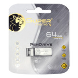 Memoria Usb Supermemory 64gb Metálica 