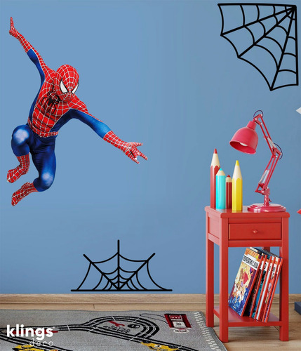 Vinilos Infantiles Superheroe Spiderman 2 Hombre Araña