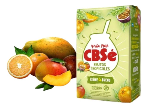 Yerba Mate Cbse Frutos Tropicales 500g | Alimentosyuno