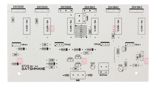 10 X Placa Lisa Para Montar Amplificador Audio 450w Mono 