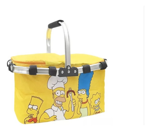 Canasta De Picnic Térmica Plegable Simpsons Homero