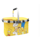 Canasta De Picnic Térmica Plegable Simpsons Homero