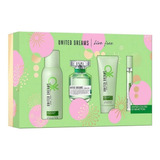 Set United Dreams Live Free Dama Benetton 4 Pz