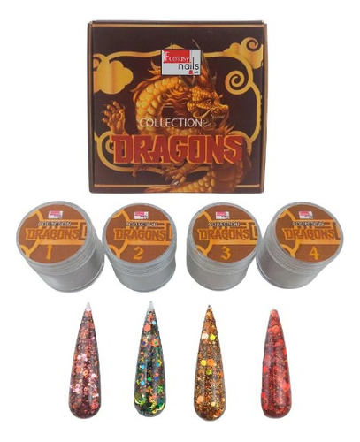 Acrílico Colección Dragon Fantasy Nails