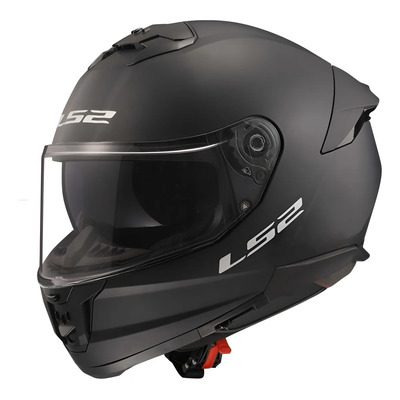 Casco Para Moto Ls2 Stream Ii Ff808 Color Ngo/mate Diseño Liso Tamaño Del Casco Xxl