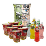 6 Ramen Coreano Picante 6 Bebidas Coreanas Tipo Mogu Gomitas