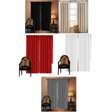 Juego De Cortinas Blackout Textil 280x235 Colores Para Colga