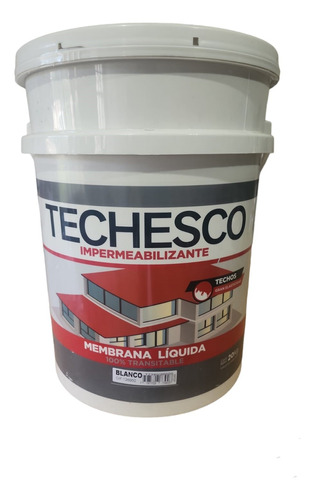 Membrana Liquida Techos Impermeable Techesco Petrilac 20 Kg