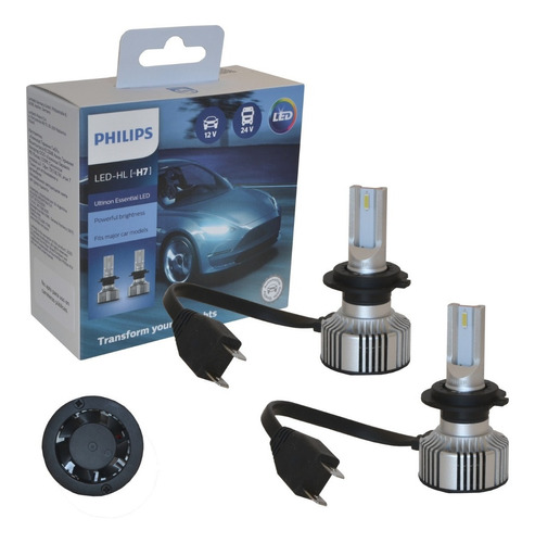 Kit 2 Lamparas Led Philips Ultinon Essential H7 12v 24v