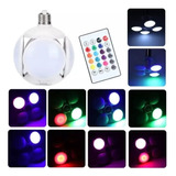 Ampolleta Led 40w Rgb Bluetooth Parlante Luz Fiesta Disco