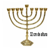 Candelabro 9 Velas - Menorá - Hanukkah Chanukiá De Israel 