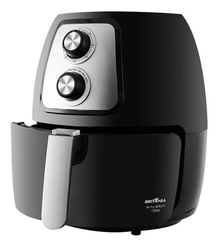 Fritadeira Air Fry Sem Óleo Britânia 1500w Bfr21p 4 Litros