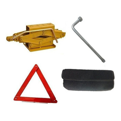 Kit Estepe Chave L19mm + Macaco Sanfona + Triangulo + Bolsa