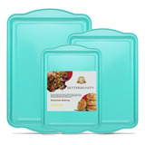 Betterbeauty Juego De 3 Bandejas De Galletas Para Hornear, A