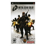 Metal Gear Solid Portable Ops - Psp Físico- Sniper