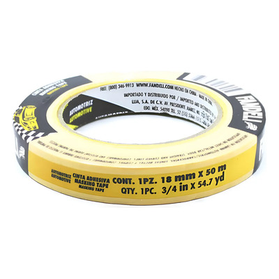 Fandeli masking tape cinta adhesiva automotriz 18x50 mejor adherencia 1 unidad | MercadoLibre