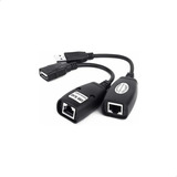 Conversor Adaptador Extensor Rede Via Cabo Usb Rj45