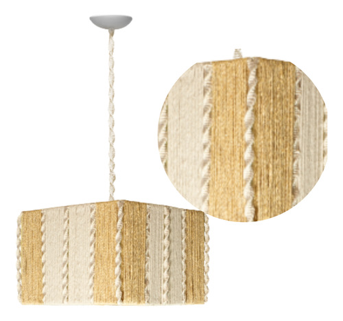 Lustre Decorativo Luxo Quadrado