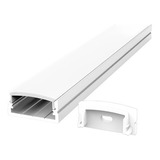 Luminária Perfil Sobrepor Led  17mm Fita Led 1 Metros