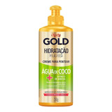 Creme Para Pentear Hidratação Água De Coco 250ml Niely Gold