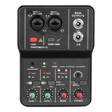 Tarjeta De Sonido Equipo De Interfaz Profesional Usb Audio