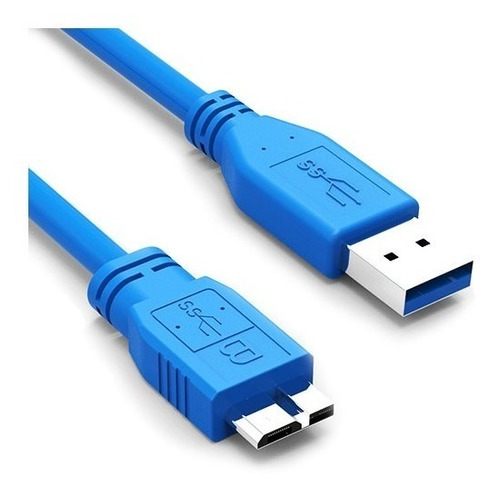 Cable Usb 3.0 A Micro B Disco Duro Externo 5mm De Cobre