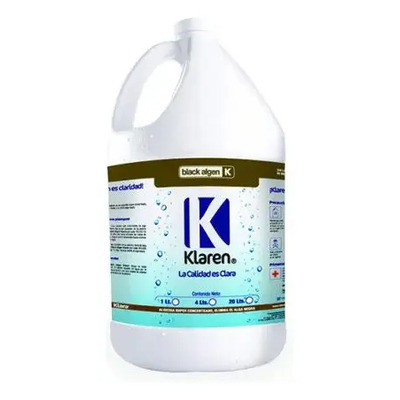 Black Algen Klaren Alguicida Tratamiento Alberca Envase 4 L | Envío gratis