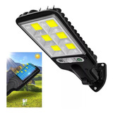 Luminária Solar Refletor 100w Led Com Sensor Automático