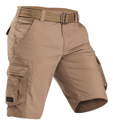 Short Hombre Montaña Y Trekking Cargo Travel 100 Forclaz