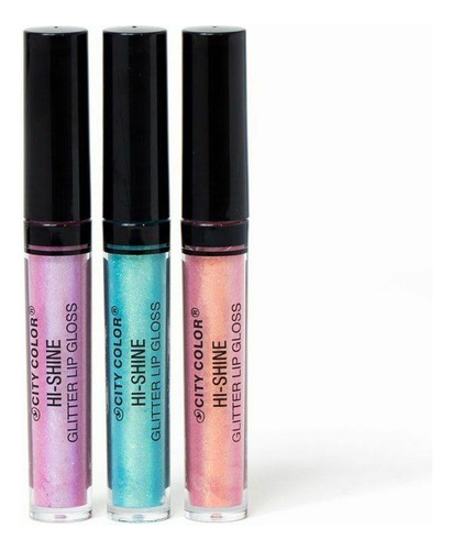 Brillo Labial/lip Gloss Con Glitter Efecto Holográfico