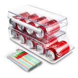 Anpro Organizador De Latas De Soda Para Refrigerador, Dispen