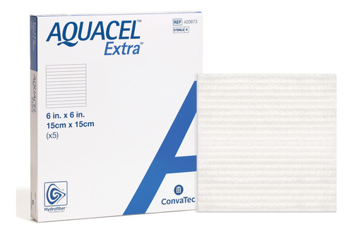 Aquacel Aposito Extra Hidrofibra Bidimensional De 6 X 6 PuLG