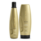 Aneethun Blond System Shampoo Silver E Máscara Iluminadora