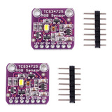 Kit 2 Modulos Sensor De Reconocimiento Tcs34725 De Color Rgb