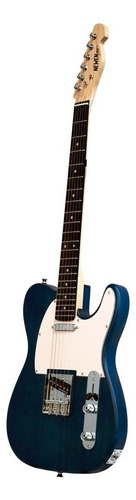 Guitarra Eléctrica Newen Tl Newen De Lenga Azul Laca Poliuretánica Con Diapasón De Palo De Rosa