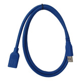 Cabo Extensor Usb 3.0 Usb 3.0 Azul 1 Metro Velocidade 