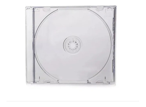 Estuche Acrilico Transparente 10,4mm Cd/dvd X 25 Unidades