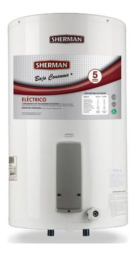 Termotanque Eléctrico Sherman Inferior Tecc055 55lt By Rheem