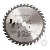 Lâmina Serra Disco Videa 36 Dentes Circular 20x180mm Lotus
