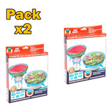 Pack X2 Set 6 Tapas Silicona Extensible Anti Escurrimientos