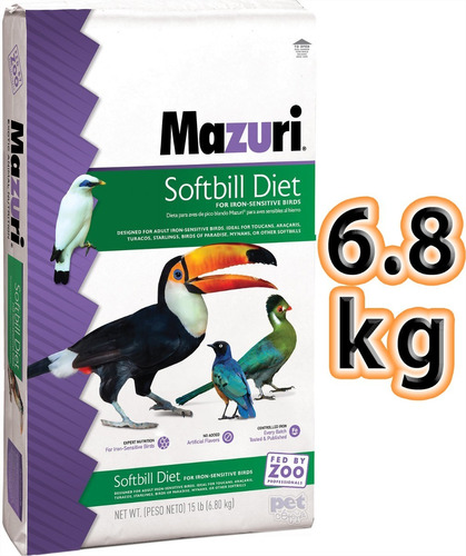 Alimento Mazuri Softbill Para Tucanes 100% Original (6.8 Kg)