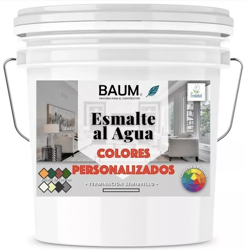 Tineta Del Mejor Esmalte Al Agua Colores Personalizados Baum