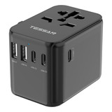 Adaptador Universal Y Conversor De Enchufes Para Viajes, 2 U