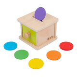 Adena Montessori Caja De Monedas De Color Amarillo Y Verde P