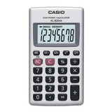 Calculadora De Bolso Casio Hl-820va Visor 8 Dígitos Cor Prata