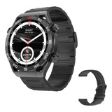 Reloj Smartwatch Hombre Dt Ultra Mate Elegante Negro Gps Nfc